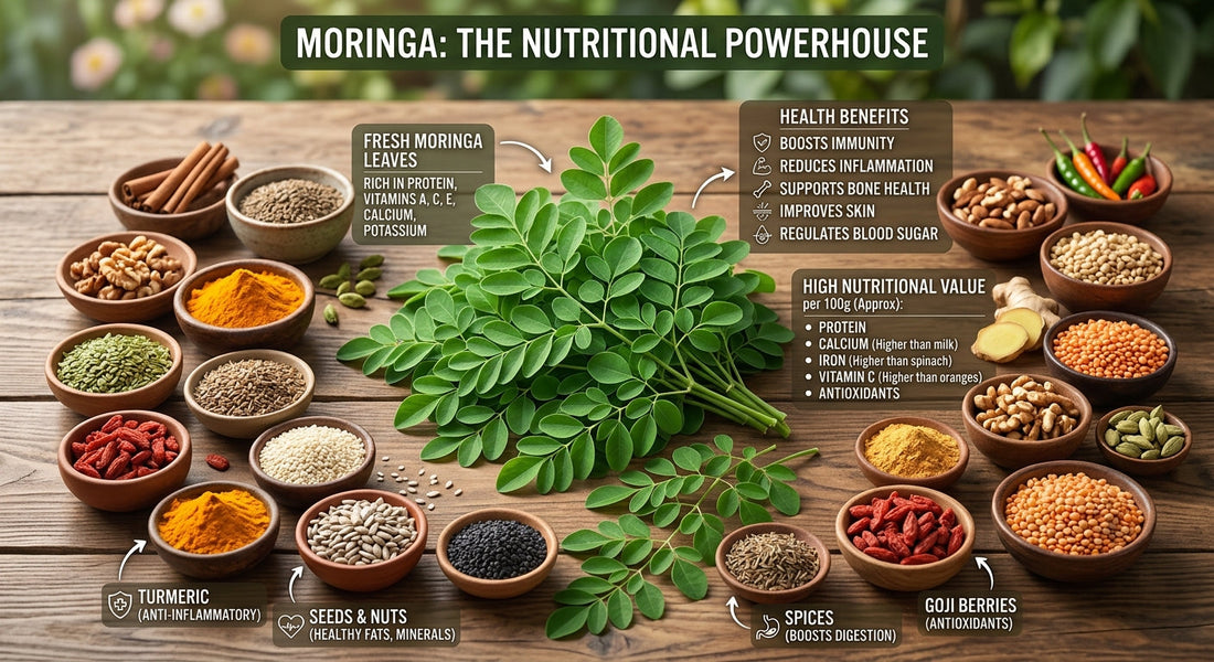 Moringa / Murungai Keerai – The Traditional Green Superfood from Tamil Nadu